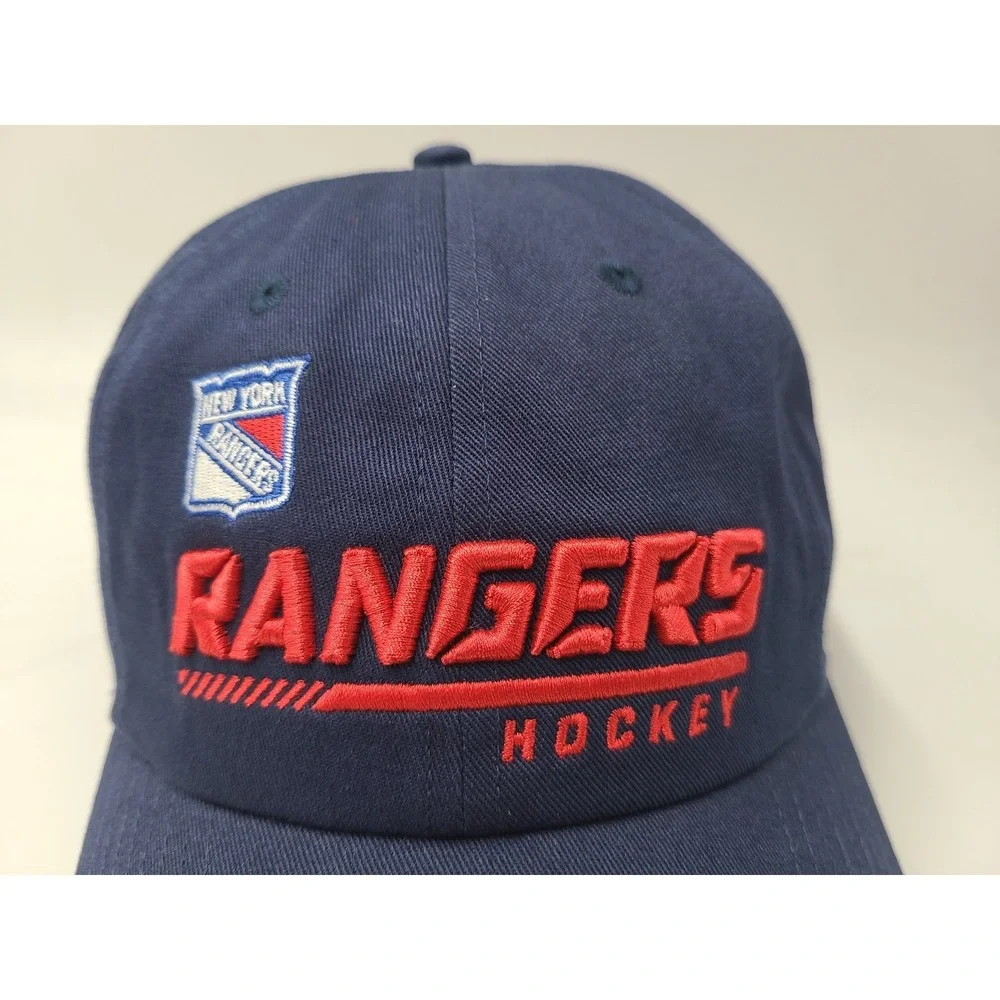 New York Rangers Fanatics Strapback Adjustable Hat Cap Men Women NHL Hockey Blue